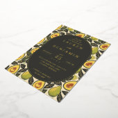 Invitation En Aluminium Sophisticated Green Avocado (Rotation)