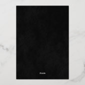 Invitation En Aluminium Sous Les Étoiles Quinceañera (Verso)