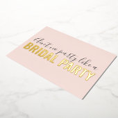 Invitation En Aluminium Soyez Ma Femme D'Enfance Drôle Comme Une Fête De M (Rotation)