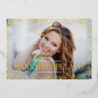 Sparkle Delight Foil Graduation Paysage photo