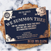 Invitation En Aluminium Spirit Board Gothic & Halloween Mariage ou douche