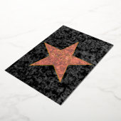 Invitation En Aluminium Star d'Hollywood (Rotation)