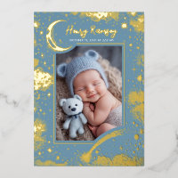 Stars Celestial Bleu Doux Photos de nouveau-né