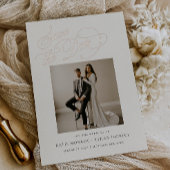 Invitation En Aluminium STATELY Wedding Photo Save The Date