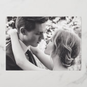 Invitation En Aluminium Stock rose foncé aquarelle mariage cadre or  (Verso)