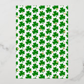 Invitation En Aluminium Stylish Gold (Verso)