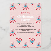 Invitation En Aluminium Sucres de canne doux et vaches Noël (Recto)