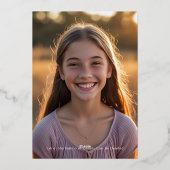 Invitation En Aluminium Surprise 13ème anniversaire fête florale Fun (Verso)