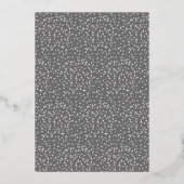 Invitation En Aluminium Surprise Fête d'anniversaire de mariage de 25 ans (Verso)