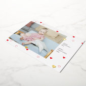 Invitation En Aluminium Sweet Red Hearts Heureuse Sainte-Valentin Photo (Rotation)