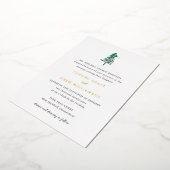 Invitation En Aluminium Tamara Pine Tree Mariage moderne (Rotation)
