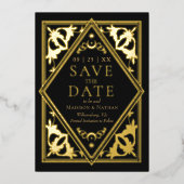 Invitation En Aluminium Tarot céleste Mariage gothique Photo Enregistrer l (Recto)