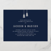 Invitation En Aluminium Tassel 2025 Joint Photo Graduation Party (Verso)