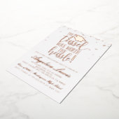 Invitation En Aluminium Tassel Worth the Hassle Graduation (Rotation)