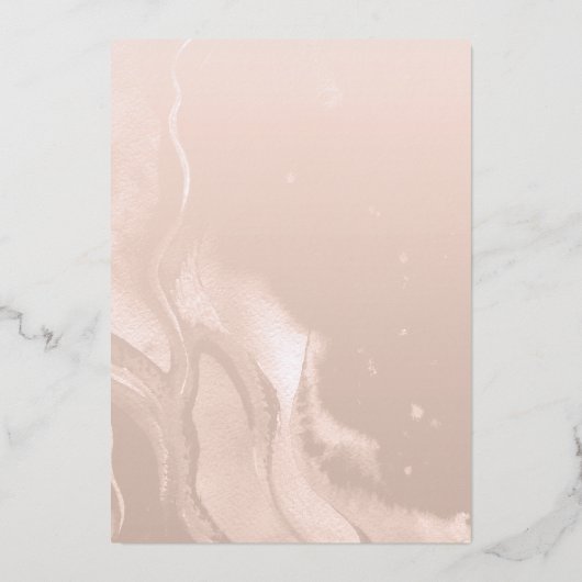 Invitation En Aluminium Teapot | Hydrangeas | Thé nuptial en herbe Pampas (Verso)