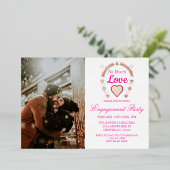 Invitation En Aluminium Tellement d'amour Mariage (Debout devant)