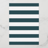 Invitation En Aluminium Tendance Fête des mariées florale Real (Verso)