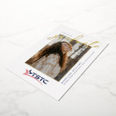 Invitation En Aluminium Texas State Technical College Graduation (Rotation)