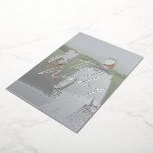 Invitation En Aluminium The wedding (Rotation)