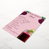 Invitation En Aluminium Tir de citron au gingembre de betterave (Rotation)