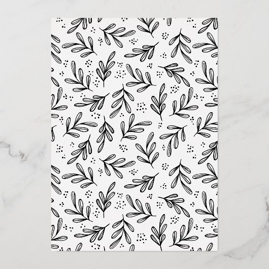 Invitation En Aluminium 'Tis The Season to be Jolly Black Holiday Party (Verso)