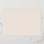Invitation En Aluminium Tomber dans l'amour Letter Terracotta Engagement P (Verso)