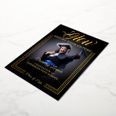 Invitation En Aluminium Touche dorée Illuminez votre avenir (Rotation)