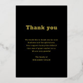 Invitation En Aluminium Toujours Dans Nos Coeurs Personnalisé 3 Photo Blac (Verso)