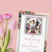 Invitation En Aluminium Tradition Mariage afro-américaine