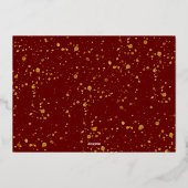 Invitation En Aluminium Trendy Joy Pine Boughs Wreath Christmas Party (Verso)