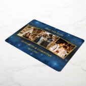 Invitation En Aluminium Trois Photos Galaxy Overlay Couple Enregistrer La  (Rotation)