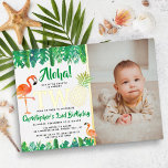 Invitation En Aluminium Tropical Summer Beach Luau Boys 2e anniversaire Ph<br><div class="desc">Célébrez dans le style avec ces vraies invitations amusantes et très branchées en papier d'aluminium pressé 2ème anniversaire invitations. Ce design est facile à personnaliser avec votre libellé d'événement spécial et vos invités seront ravis quand ils reçoivent ces invitations fabuleux. Des éléments de partie correspondants sont disponibles dans la collection....</div>