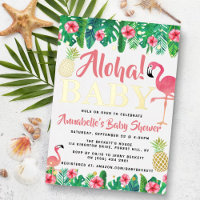 Tropical Summer Beach Luau Girls Baby shower Real