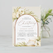 Invitation En Aluminium Tropiques vintages | Christing (Debout devant)