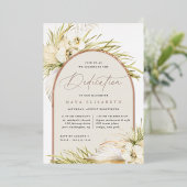 Invitation En Aluminium Tropiques vintages | Dédication pour bébé (Debout devant)