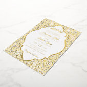 Invitation En Aluminium Turkish Geometric Motif Pattern Islamic Wedding (Rotation)