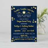 Invitation En Aluminium Twinkle Twinkle Little Star Genre Reveal Party (Debout devant)