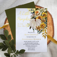 Un Baby shower Floral D'Or Une Récolte Un Peu Citr