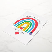 Invitation En Aluminium Un enseignant qui vous remercie pour tout (Rotation)