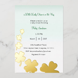 Invitation En Aluminium Une petite amulette porte-bonheur arrive Invitatio