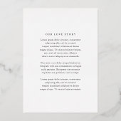 Invitation En Aluminium Valerie Mariage traditionnel (Verso)