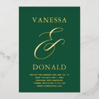 Vanessa Emerald Green Mariage moderne Enregistrer