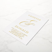 Invitation En Aluminium Vanessa Mariage moderne (Rotation)