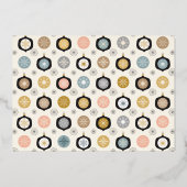 Invitation En Aluminium Véritable Foil Jingle Mingle Fête de Noël d'entrep (Verso)