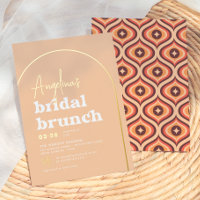 Véritable Or Milieu du Mod Rétro Arche Brunch Ente
