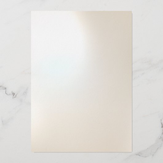 Invitation En Aluminium Véritable Zones d'huile d'or Moderne Pearlescent É (Verso)