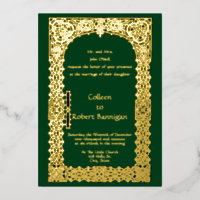 Victorian Era Celtic Knots Mariage frontalier