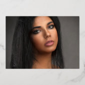 Invitation En Aluminium Vingt et un 21e anniversaire fête violet or rose  (Verso)