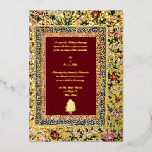 Vintage 1618 Elégant oiseau indien et Mariage flor