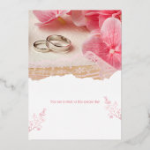 Invitation En Aluminium Vous êtes invité à cette journée spéciale (Recto)